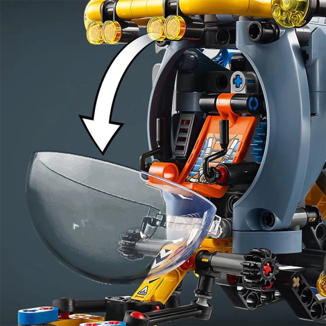 Constructor LEGO Technic Submarin de cercetare în mare adâncime 42201