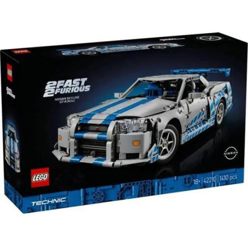 Set de construcție Lego Technic Masina 2 Fast 2 Furious Nissan Skyline GT-R (R34) 42210