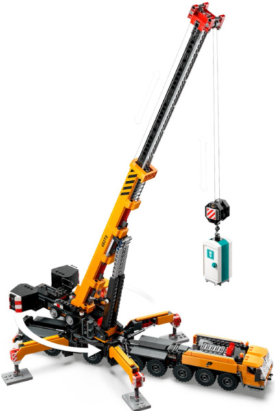 LEGO CITY YELLOW MOBILE CONSTRUCTION CRANE, 60409