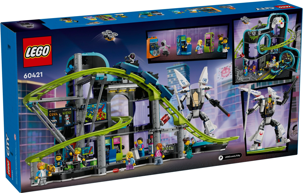 LEGO CITY ROBOT WORLD ROLLER-COASTER PARK, 60421