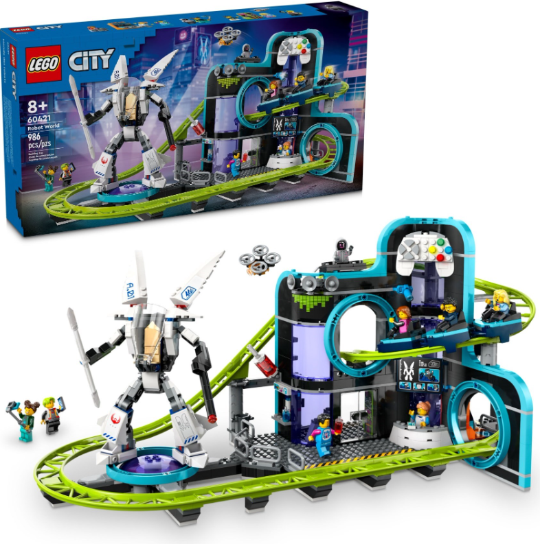 LEGO CITY ROBOT WORLD ROLLER-COASTER PARK, 60421