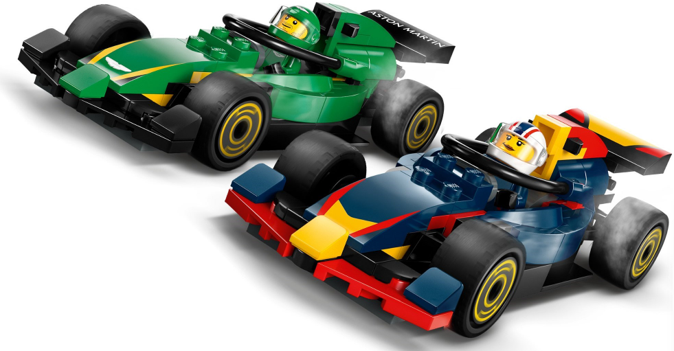 LEGO CITY F1 TRUCK WITH F1 RB20 AND AMR24 CARS, 60445