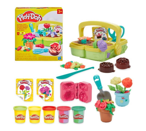 Set creativ Play-Doh Flori înflorite, G0492