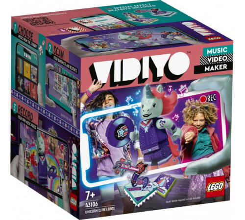 Lego Vidiyo Constructor "beatbox unicorn dj" (84 el.) 43106