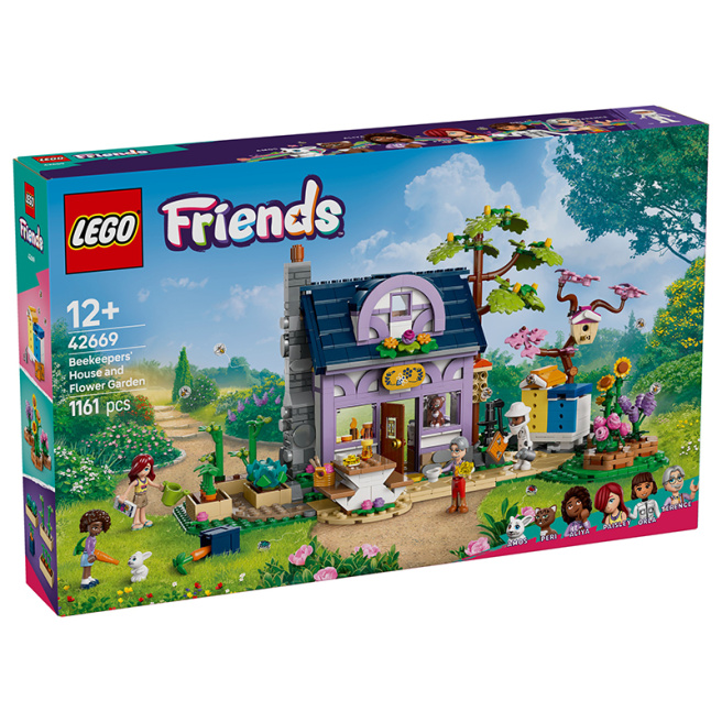 LEGO Friends Casa și grădina cu flori a apicultorului, 42669