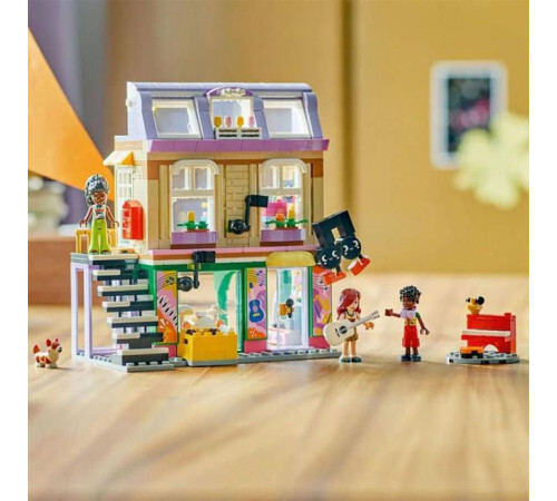 Lego Friends Set de construcție „Magazin de Muzică și Apartament”, 42653