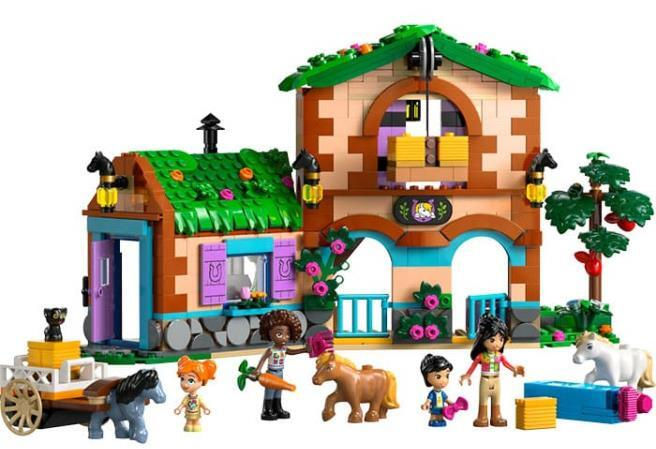 Set de construcție LEGO Friends „Ranch și Grajd pentru Ponei”, 42654