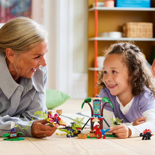 Constructor LEGO Marvel Raptor Battle Spidey și Gobbi la sediul Treehouse,   11200