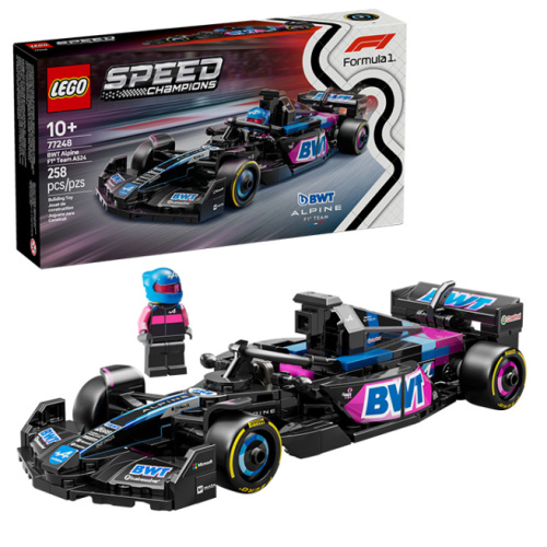 Конструктор LEGO Speed Champions Гоночный автомобиль BWT Alpine F1 Team A524, 77248