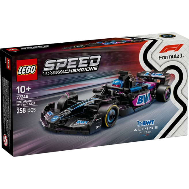 Конструктор LEGO Speed Champions Гоночный автомобиль BWT Alpine F1 Team A524, 77248