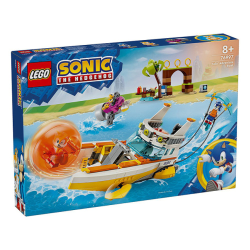 Constructor LEGO Sonic the Hedgehog Barcă de aventură a lui Tails,  76997