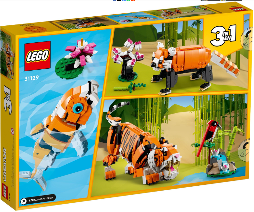 LEGO CREATOR MARETUL TIGRU, 31129