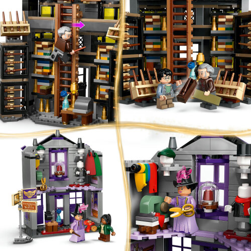 LEGO Harry Potter™ – Magazinul lui Ollivander și Atelierul Madam Malkin , 76439