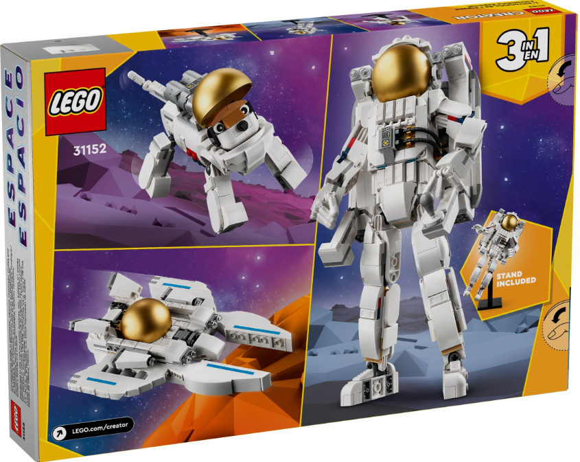 LEGO CREATOR 3IN1 ASTRONAUT, 31152