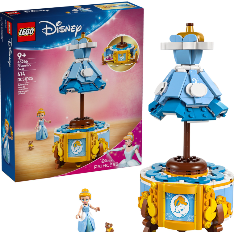 LEGO DISNEY PRINCESS CINDERELLA'S DRESS, 43266
