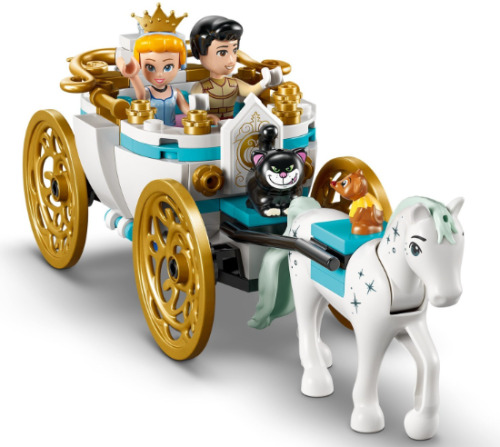 LEGO DISNEY CINDERELLAS CASTLE & HORSE CARRIAGE, 43275