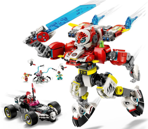 LEGO DREAMZZZ COOPERS TIGER MECH & ZEROS HOT ROD CAR, 71497