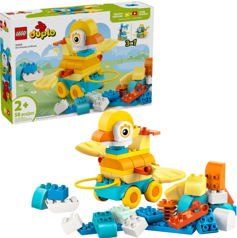 LEGO DUPLO ANIMALS ON WHEELS 3 IN 1, 10448