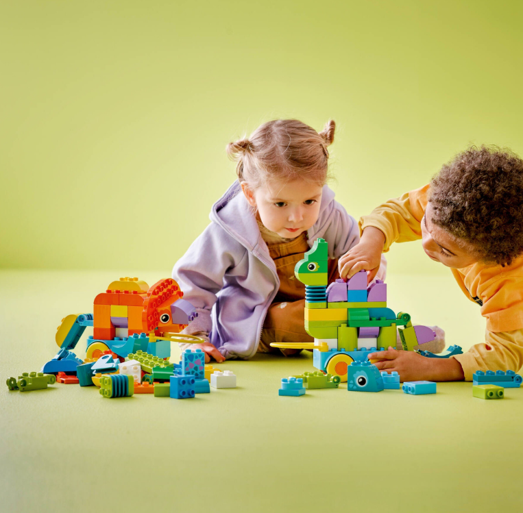 LEGO DUPLO DINOSAURS ON WHEELS 3 IN 1, 10451