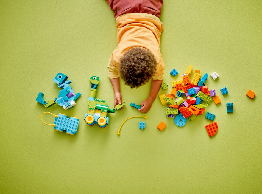 LEGO DUPLO DINOSAURS ON WHEELS 3 IN 1, 10451