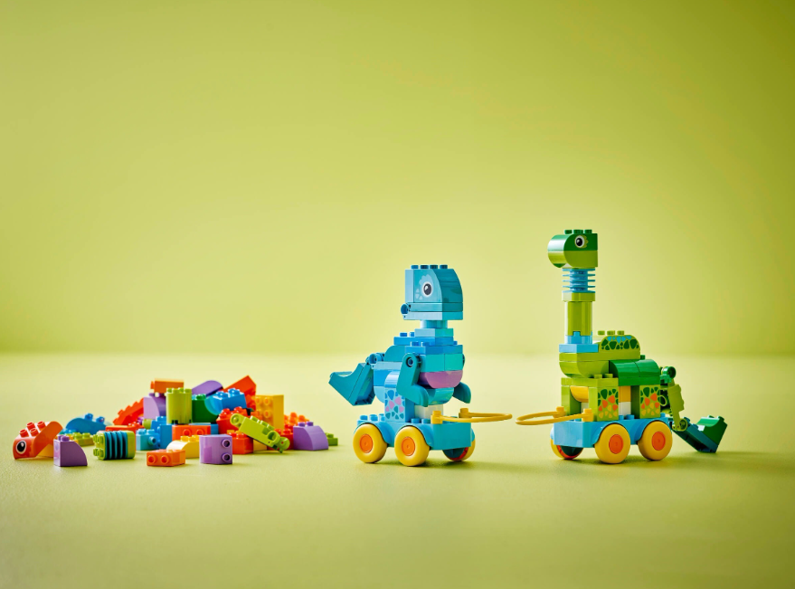 LEGO DUPLO DINOSAURS ON WHEELS 3 IN 1, 10451
