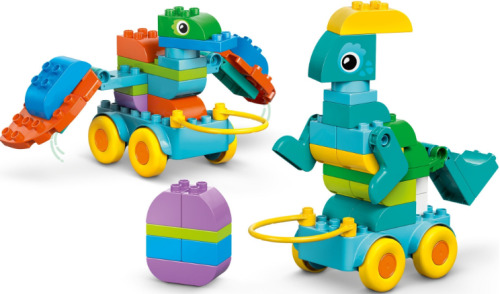 LEGO DUPLO DINOSAURS ON WHEELS 3 IN 1, 10451