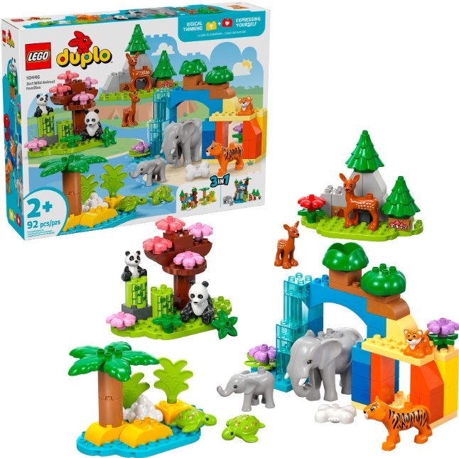 LEGO DUPLO 3IN1 WILD ANIMAL FAMILIES, 10446