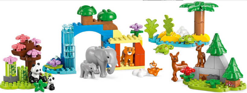 LEGO DUPLO 3IN1 WILD ANIMAL FAMILIES, 10446