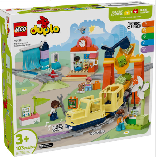 LEGO DUPLO BIG INTERACTIVE COMMUNITY TRAIN, 10428