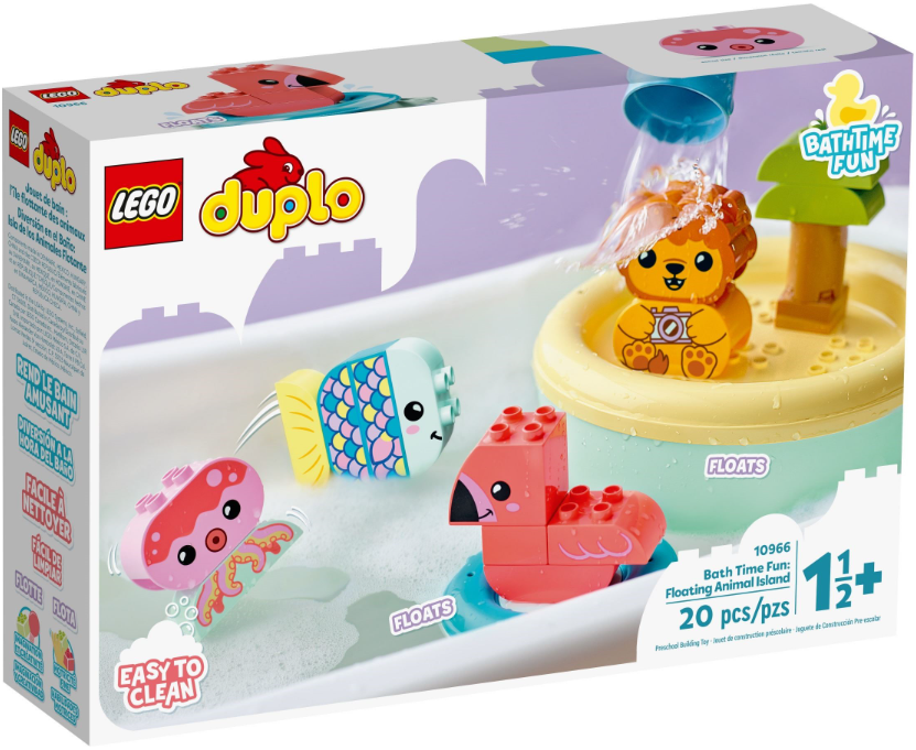 LEGO DUPLO DISTRACTIE LA BAIE INSULA ANIMALELOR PLUTITOARE, 10966