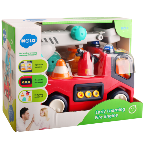 Игрушка «Пожарная машина» с музыкой и светом E9998