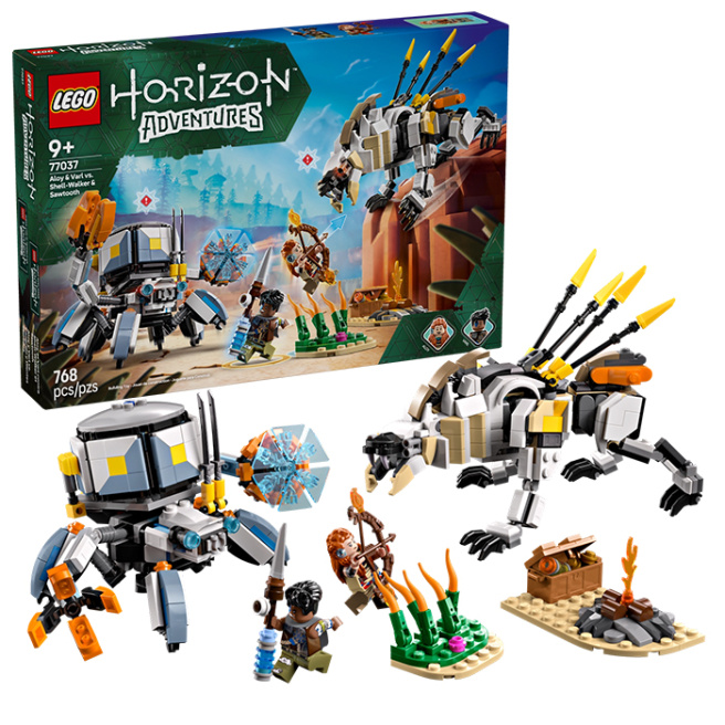 LEGO Horizon Adventures: Aloy și Varl împotriva Shell-Walker și Savtuz, 77037