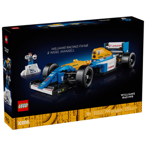 LEGO Icons Williams Racing FW14B și Nigel Mansell, 10353