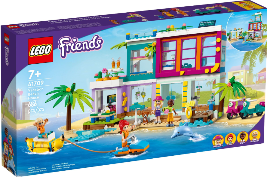 LEGO FRIENDS CASA DE VACANTA DE PE PLAJA, 41709