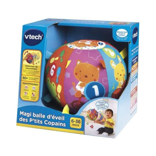 Jucarie bebelusi Vtech - Minge Muzicala, Moale si distractiva, VT166112