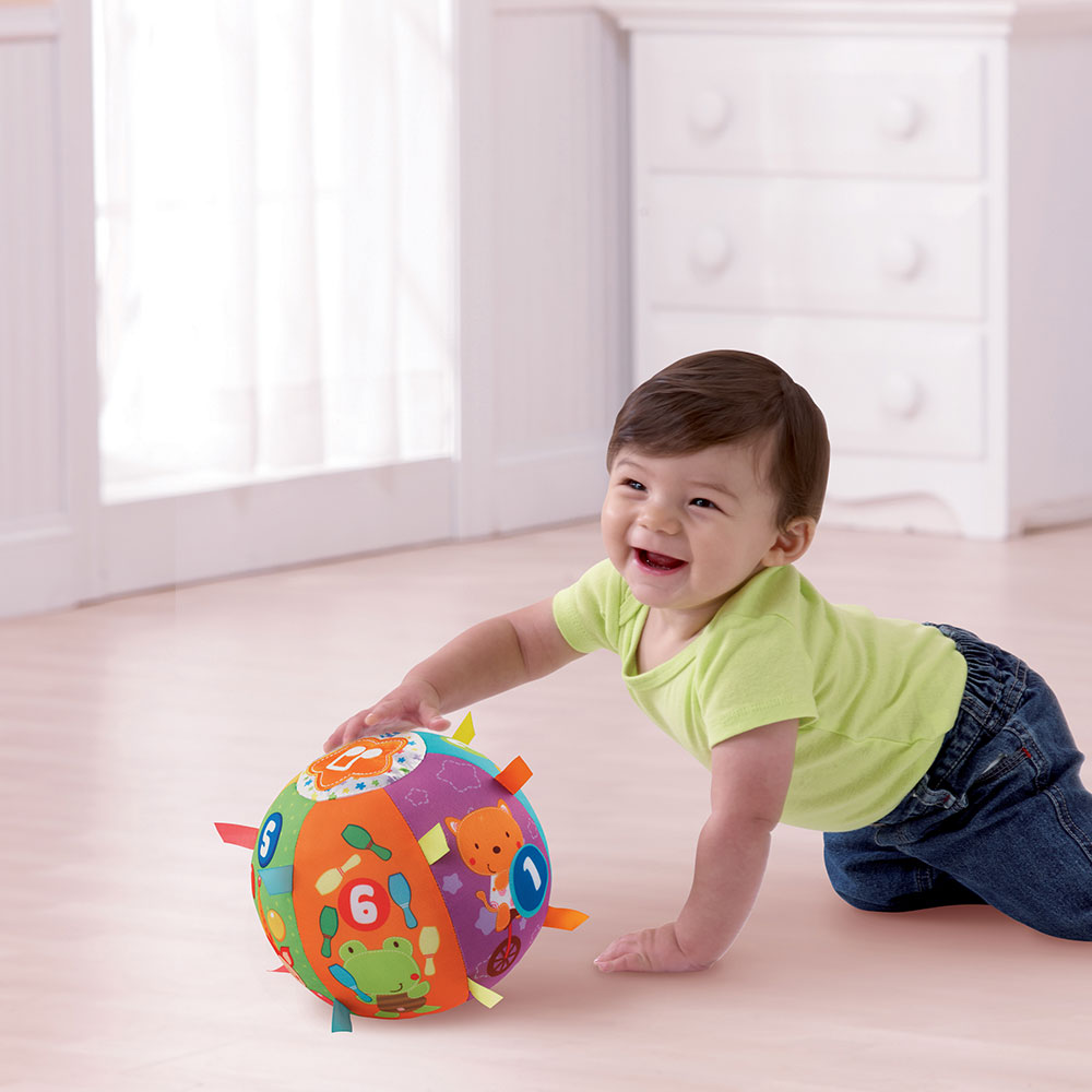 Jucarie bebelusi Vtech - Minge Muzicala, Moale si distractiva, VT166112