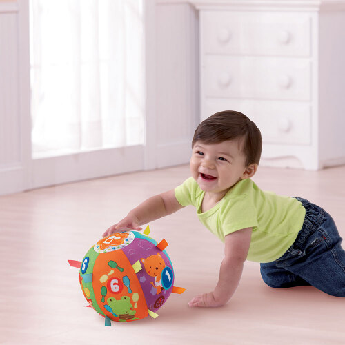 Jucarie bebelusi Vtech - Minge Muzicala, Moale si distractiva, VT166112