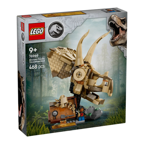 LEGO Jurassic World Fosile de dinozaur: Craniu de Triceratops, 76969
