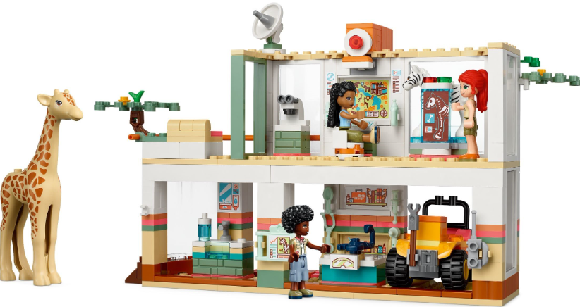 LEGO FRIENDS SALVAREA ANIMALELOR SALBATICE CU MIA, 41717