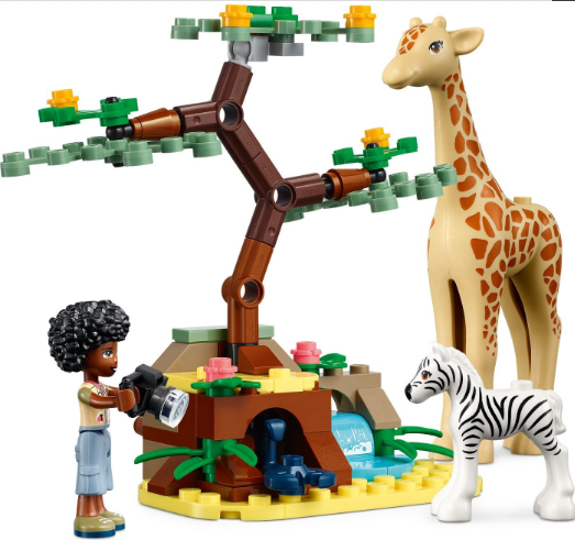 LEGO FRIENDS SALVAREA ANIMALELOR SALBATICE CU MIA, 41717