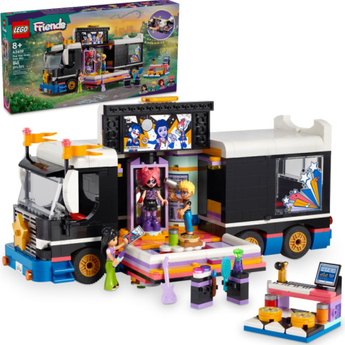 LEGO FRIENDS AUTOCAR DE TURNEU PENTRU STARURI POP, 42619