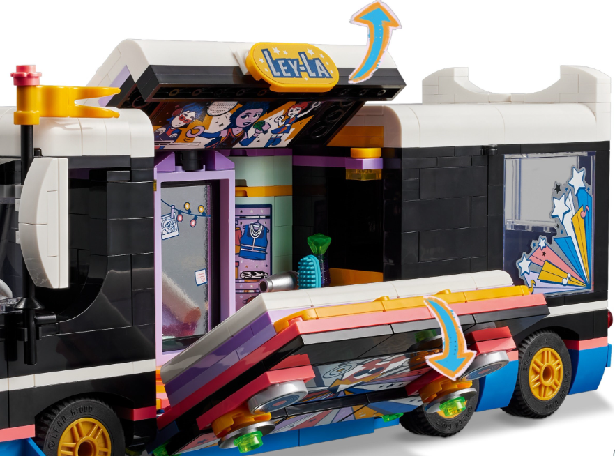 LEGO FRIENDS AUTOCAR DE TURNEU PENTRU STARURI POP, 42619