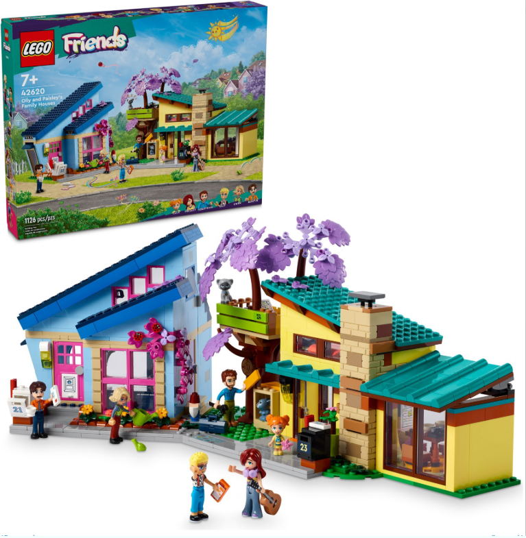 LEGO FRIENDS CASELE FAMILIALE ALE LUI OLLY SI PAISLEY, 42620