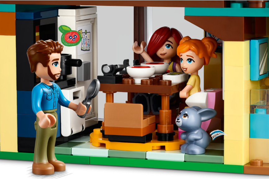 LEGO FRIENDS CASELE FAMILIALE ALE LUI OLLY SI PAISLEY, 42620