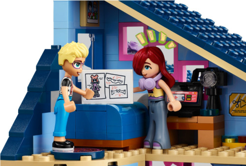 LEGO FRIENDS CASELE FAMILIALE ALE LUI OLLY SI PAISLEY, 42620