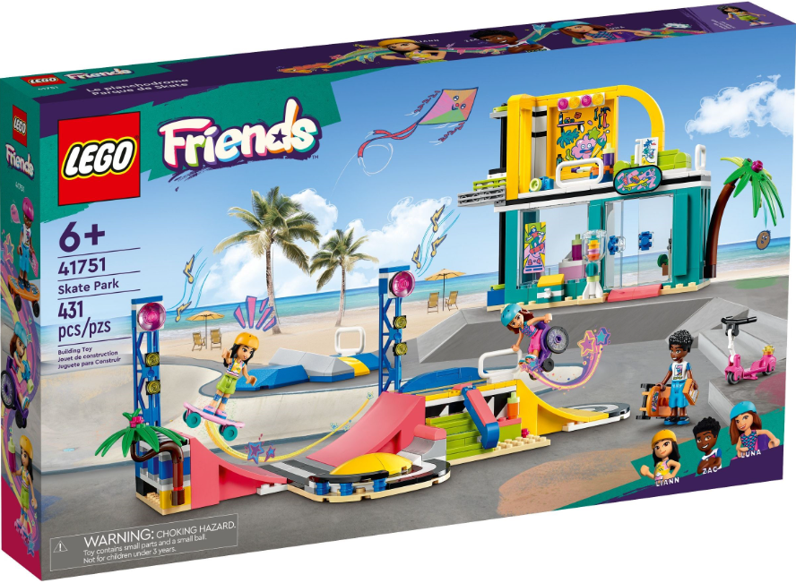LEGO FRIENDS PARC DE SKATEBOARDING, 41751