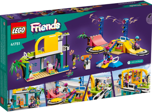 LEGO FRIENDS PARC DE SKATEBOARDING, 41751