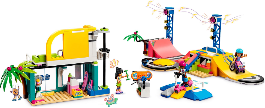 LEGO FRIENDS PARC DE SKATEBOARDING, 41751