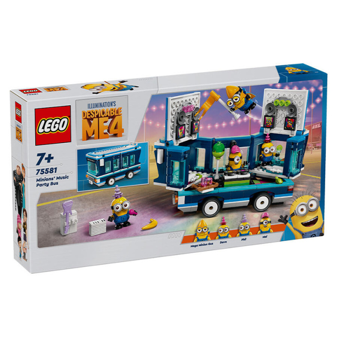 LEGO Minions Autobuzul Muzical,  75581