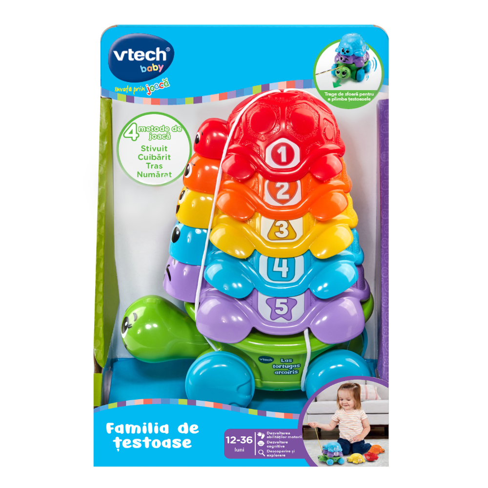 Familia de testoase, 12 luni+, Vtech   VT609312